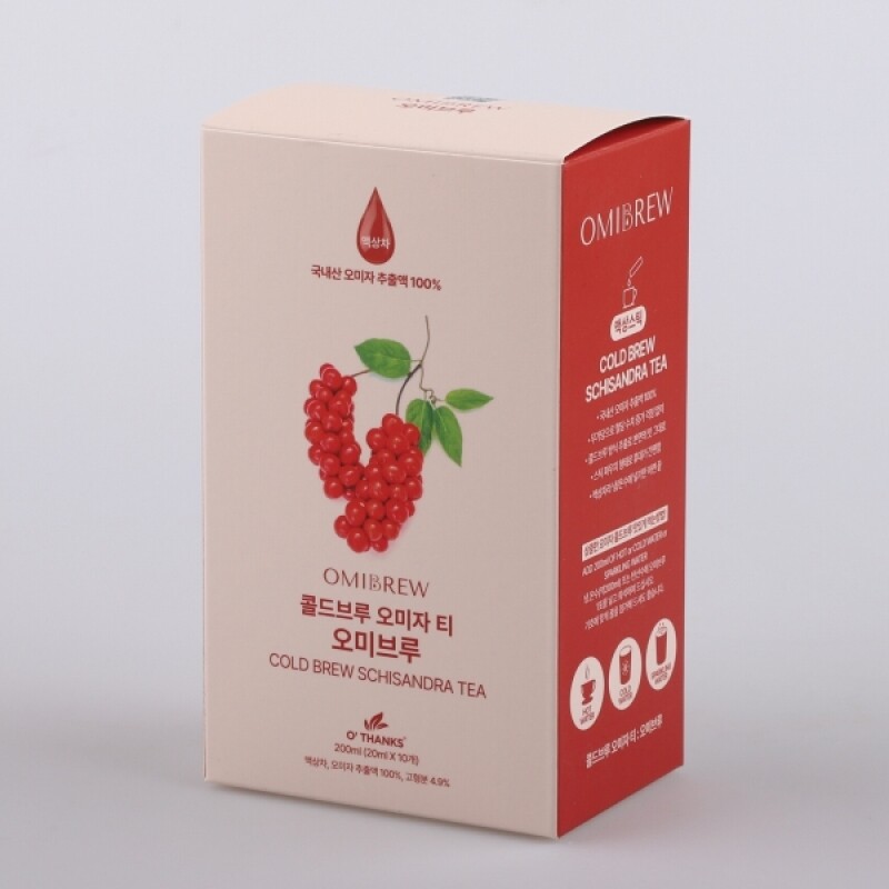 오땡스,오땡스 콜드브루 오미자 차 오미브루 200ml (20mlx10입)