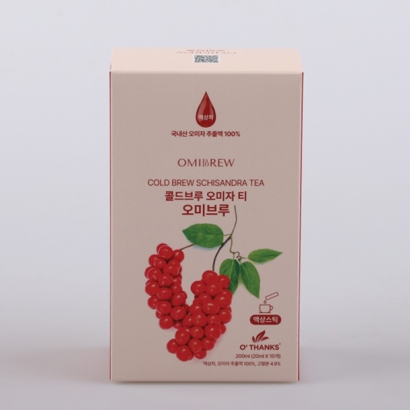 오땡스,오땡스 콜드브루 오미자 차 오미브루 200ml (20mlx10입)