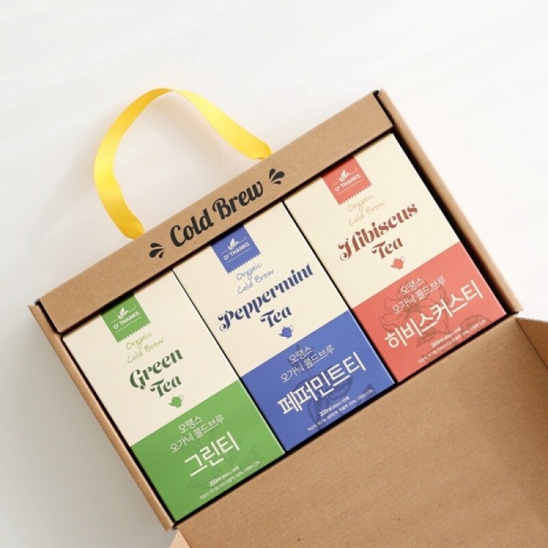 오땡스,오땡스 오가닉 콜드브루 티 타임 선물세트(1호)