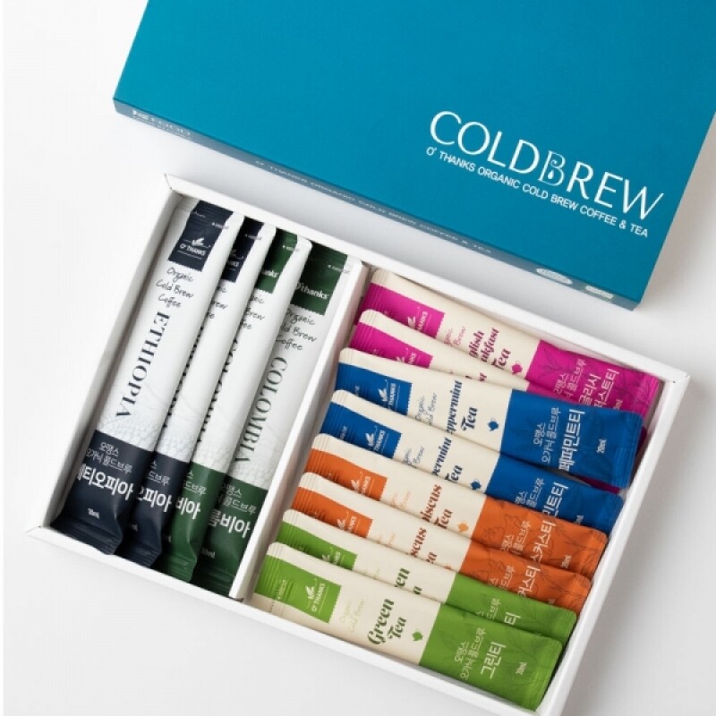 오땡스,[N2호] 오땡스 오가닉 콜드브루 미니 커피&티 선물세트