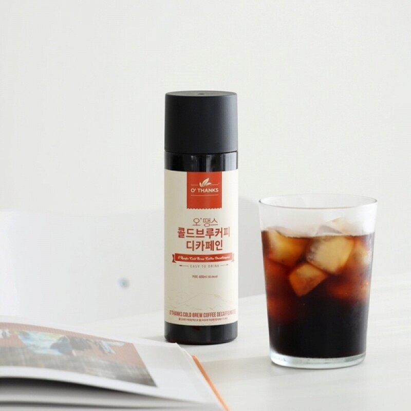 오땡스,(1+1) 오땡스 유기농 콜드브루 더치커피 아메리카노 원액 액상 커피 (400ml x 2개, 교차 구매 가능)