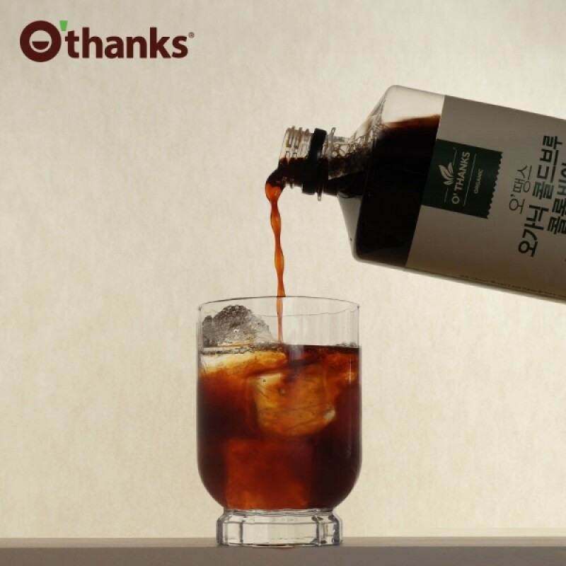 오땡스,오땡스 유기농 콜드브루 더치커피 아메리카노 원액 액상 커피 1L