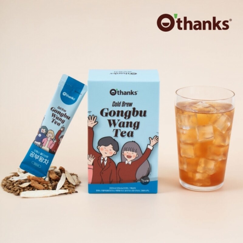 오땡스,오땡스 콜드브루  공부왕차 결명자 맥문동 액상 수험생차 티 200ml (20mlx10입), 선물세트