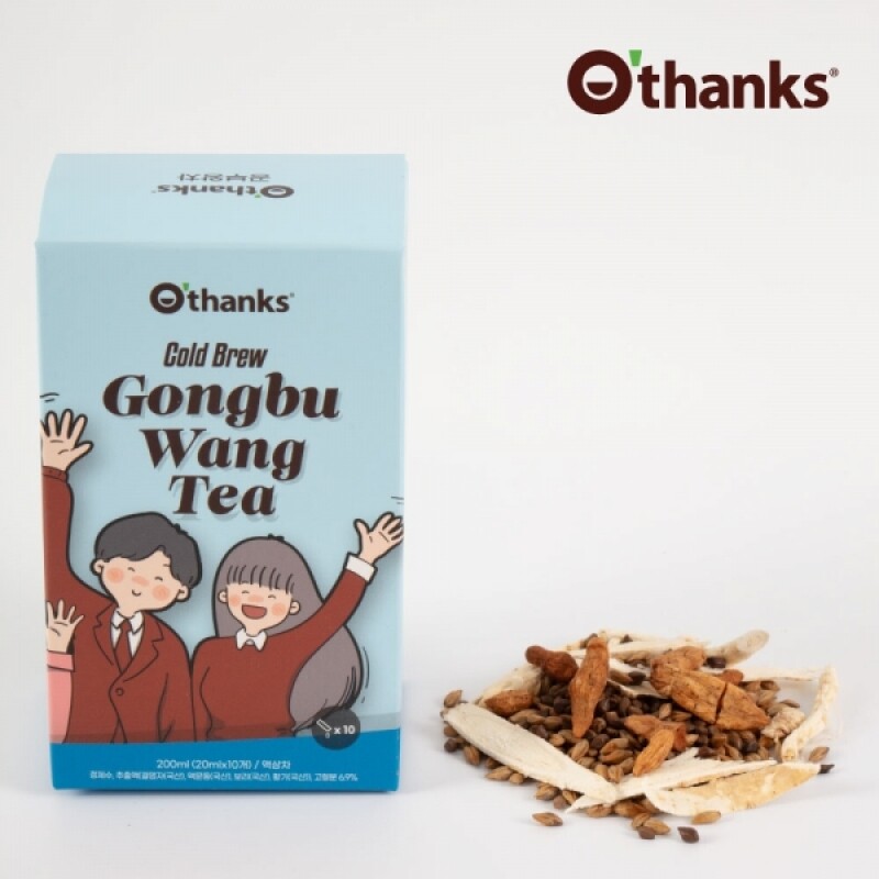 오땡스,오땡스 콜드브루  공부왕차 결명자 맥문동 액상 수험생차 티 200ml (20mlx10입), 선물세트