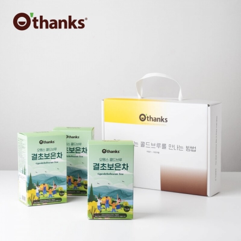 오땡스,오땡스 콜드브루 결초보은차 생맥 맥문동 오미자 인삼 활력차 200ml (20mlx10입), 선물세트