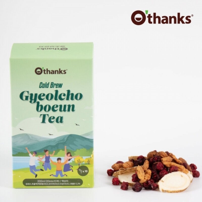 오땡스,오땡스 콜드브루 결초보은차 생맥 맥문동 오미자 인삼 활력차 200ml (20mlx10입), 선물세트