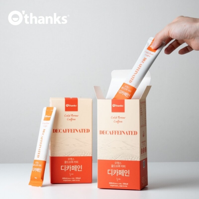오땡스,오땡스 오가닉 콜드브루 스틱 커피 300ml (30mlx10입)