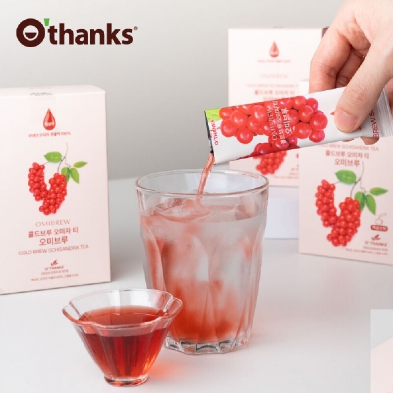 오땡스,오땡스 콜드브루 오미자 차 오미브루 200ml (20mlx10입) 오미자원액(무설탕), 선물세트