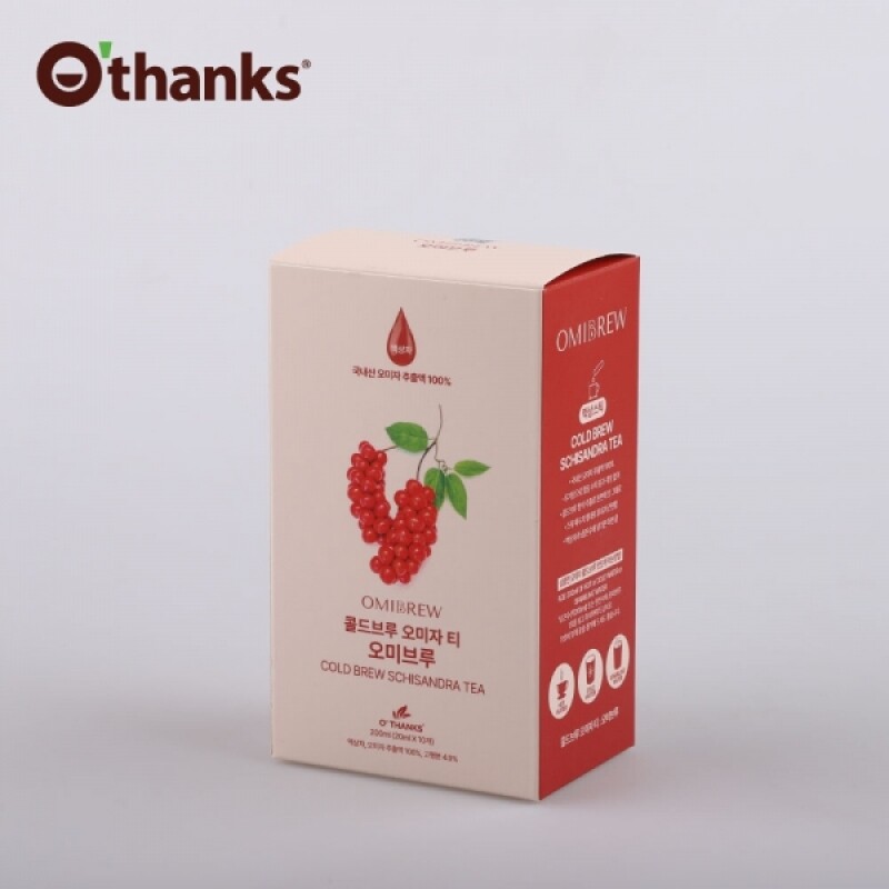 오땡스,오땡스 콜드브루 오미자 차 오미브루 200ml (20mlx10입) 오미자원액(무설탕), 선물세트