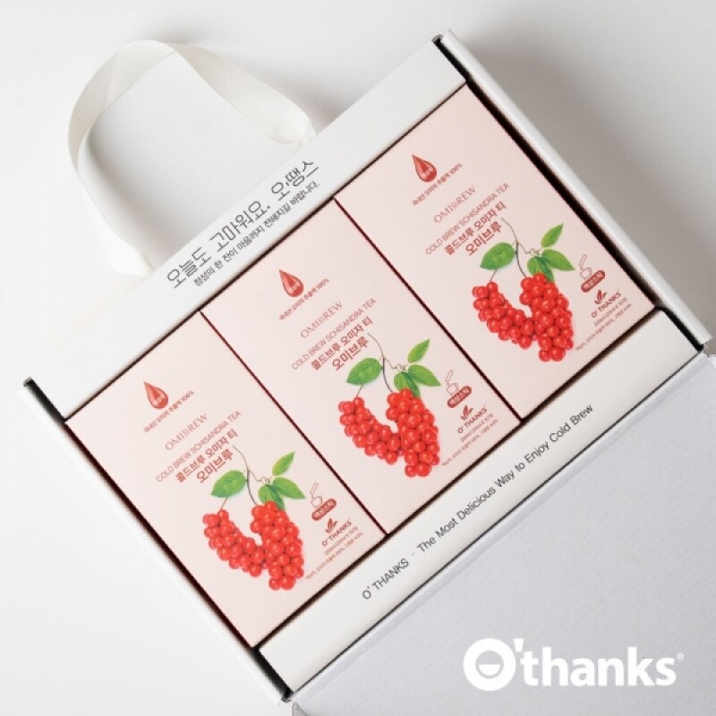 오땡스,오땡스 콜드브루 오미자 차 오미브루 200ml (20mlx10입) 오미자원액(무설탕), 선물세트