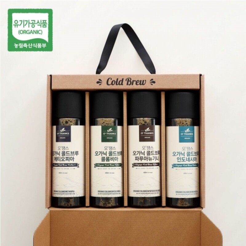 오땡스,[P호] 오땡스 오가닉 콜드브루 커피 탐험 선물세트